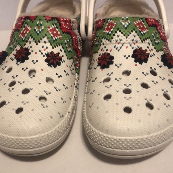 Crocs Unisex-Adult Classic Lined Holiday Charm Clog - Picture 4 of 7